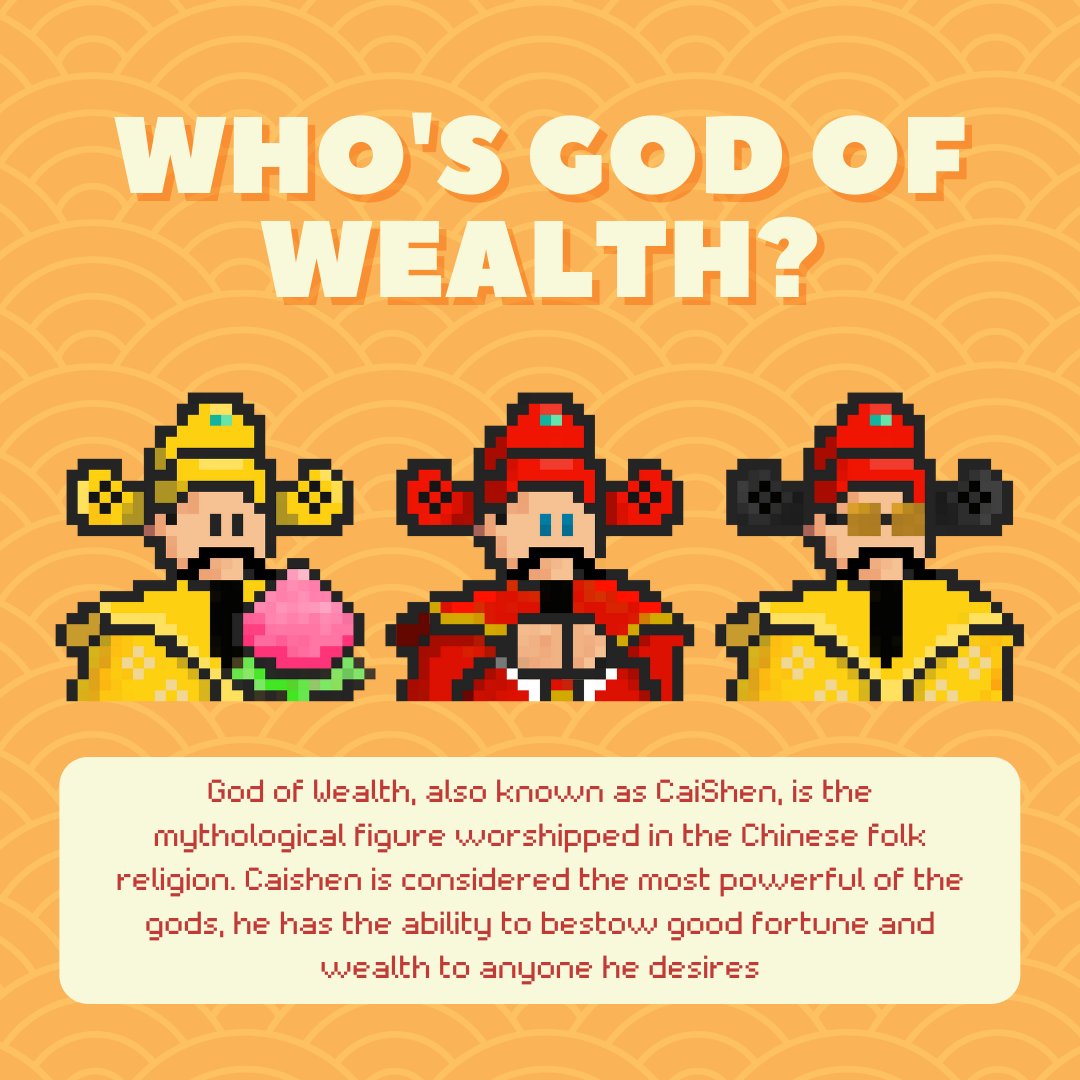 godofwealthnft's tweet photo. 🧧KUNG HEI FAT CHOI🧧

3Days away from Pre-Sale!

Some of you may hav been asking "what is God of Wealth", well guess a graphic could explain more🤫

#KHFC

#NFT #Solana #SolanaNFT #GoW #godofwealth #KungHeiFatChoi #FatChoiSpirit #AsiaN https://t.co/VpWbj08zYg