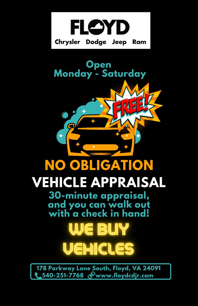 Offering TOP DOLLAR for your vehicle, EVEN if you don't need to buy one from us!