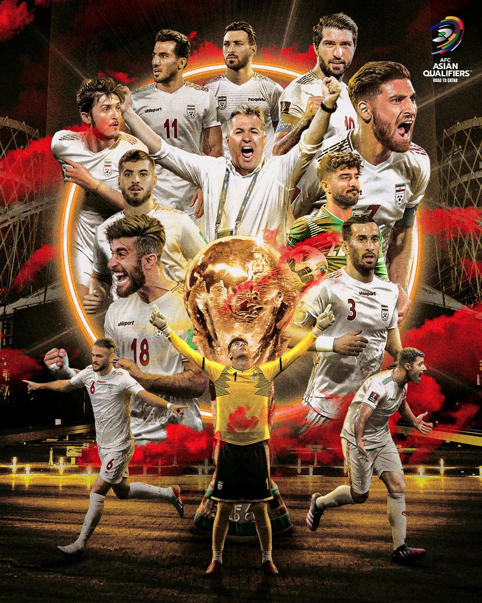 🇮🇷 Iran confirm their place in the 2022 <a href="/FIFAWorldCup/">FIFA World Cup</a>! 

#AsianQualifiers
