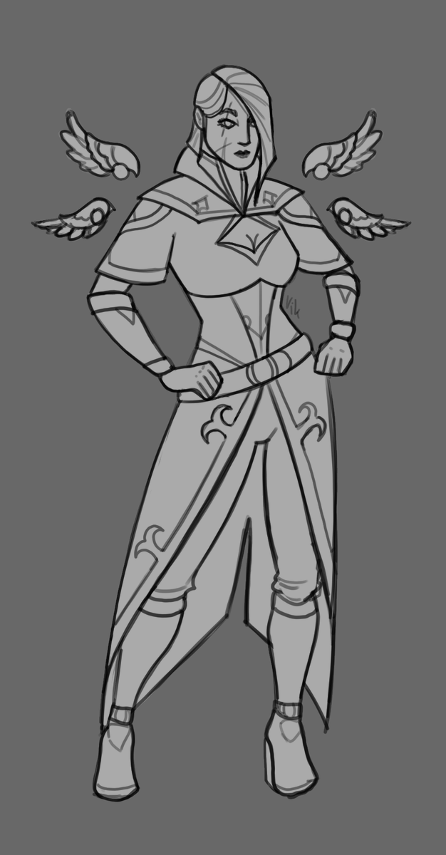 GoodKnightVik's tweet photo. A little something from me, I'm sorry they're not in color, sometimes I just can't force myself to do that #characterdesign https://t.co/CfgnF2BPLk