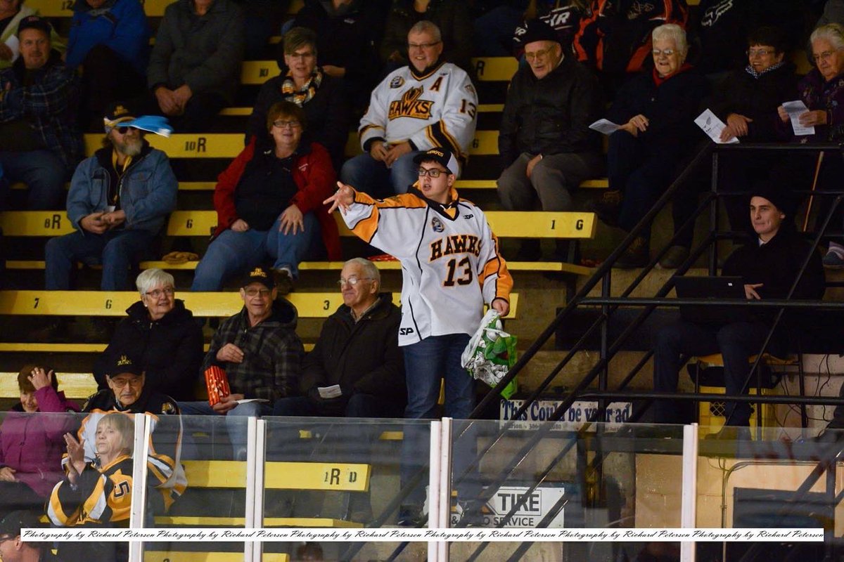 SJHL_Hawks's tweet photo. The entire Nipawin Hawks organization is so deeply saddened by the loss of our very own, Joel Verklan (AKA Goobs).  Joel was one of the biggest Hawks fans of all time and held a special place in the hearts of so many in our community. https://t.co/pTsvwXbRAv