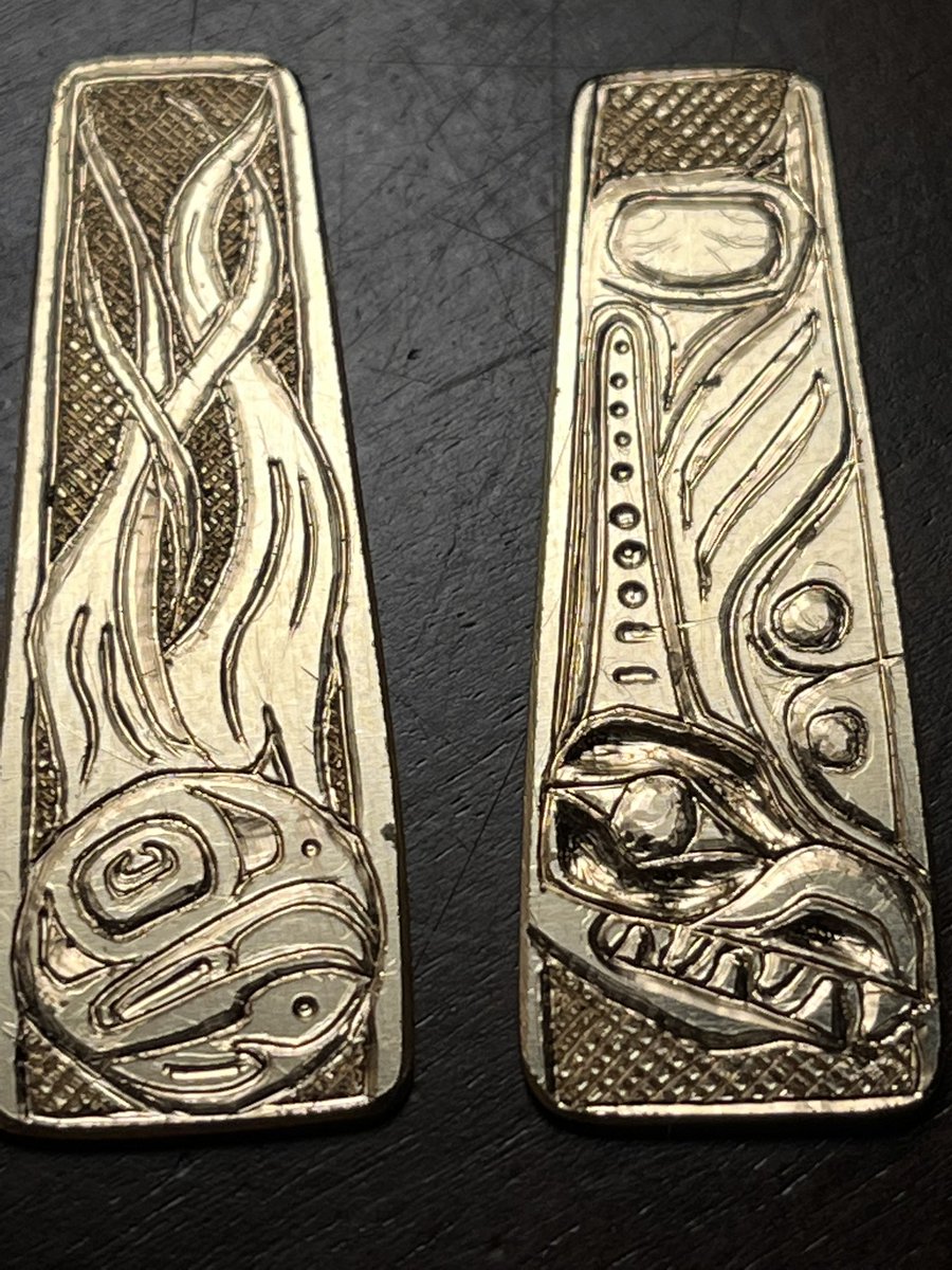 Walterdahaida's tweet photo. Two in polished gold pieces ready for soldering https://t.co/VWkuXaDNTa