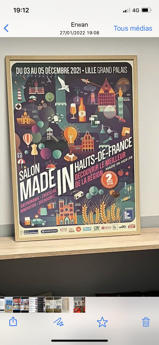 Le meilleur de la région en une affiche, décidément très belle. #salonMadeinHautsdeFrance by ⁦<a href="/lavoixdunord/">La Voix du Nord</a>⁩