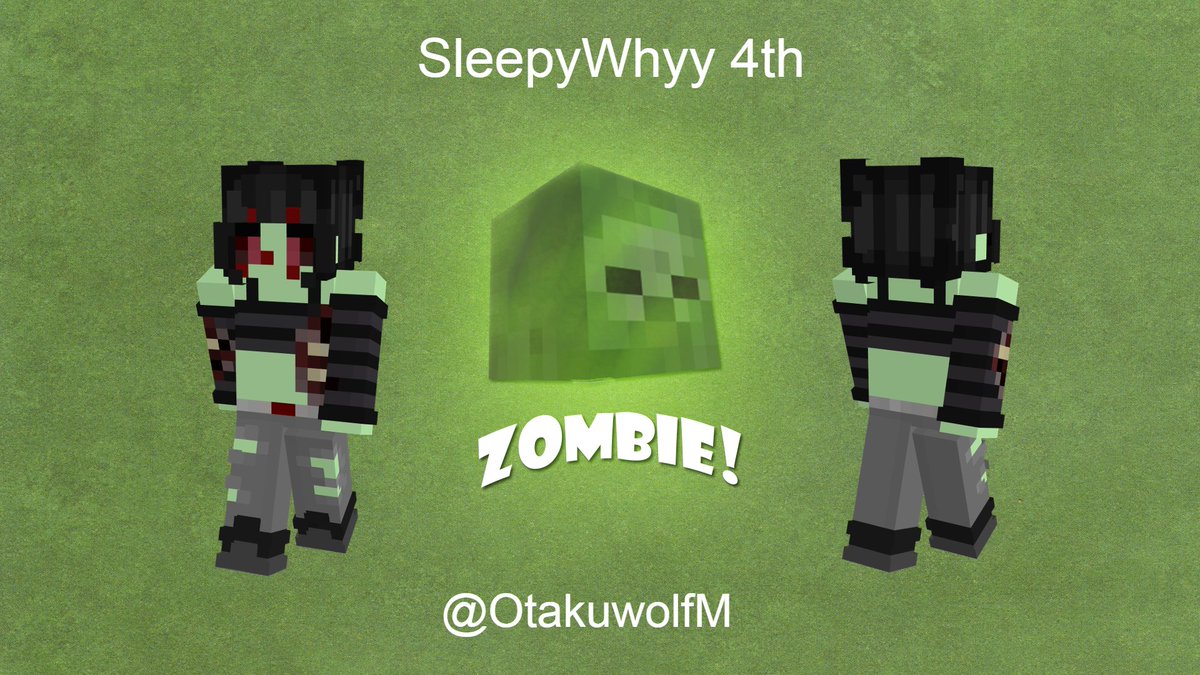 OtakuwolfM's tweet photo. i made a goth zombie girl for @sleepy_whyy tuesday what do you think everyone ??
#Minecraft #MinecraftSkin #Commission #GothZombie https://t.co/DN3aAguI3H