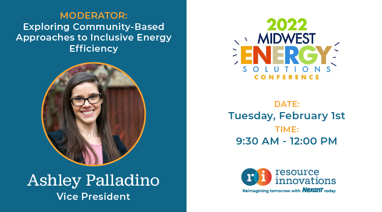 RI_UtilitySvcs's tweet photo. Join Ashley Palladino at @MEEAeeโs #2022MES! She will be moderating the pre-conference workshop: "Exploring #CommunityBasedApproaches to #Inclusive #EnergyEfficiency" on Feb.1. https://t.co/HHOC5ton7N #EnergyPrograms #Energy #EnergySoftware #consulting #utilties https://t.co/tDp3T2eEgk