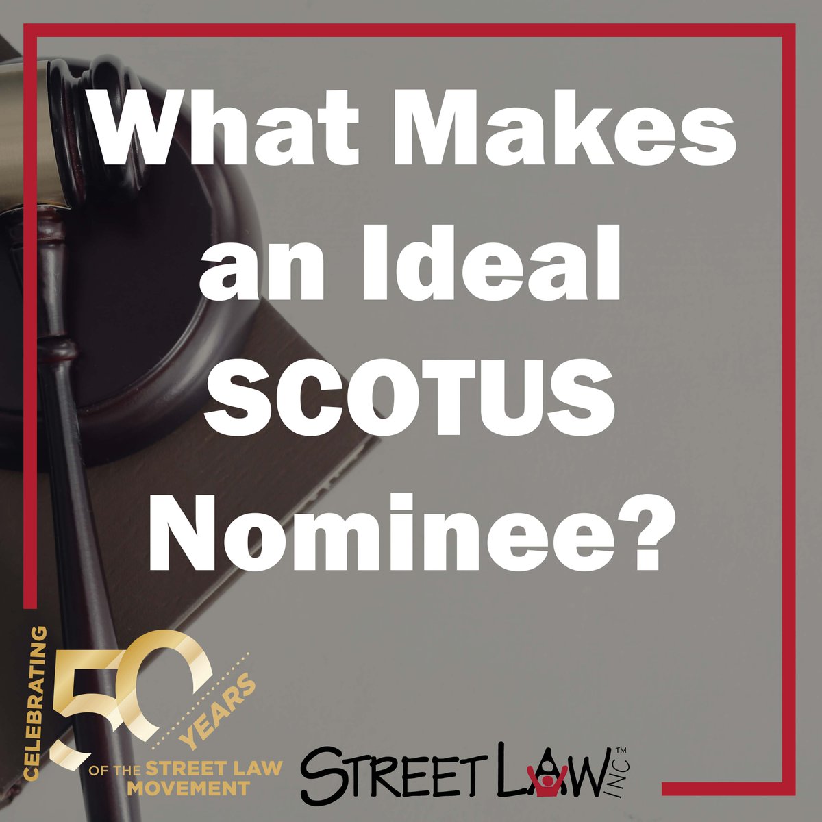 With the news of Justice Breyer's retirement at the end of the #SCOTUS term, now is an excellent time to explore our 'What Makes an Ideal SCOTUS Nominee?' activity! (cont.) store.streetlaw.org/ideal-SCOTUS-n…