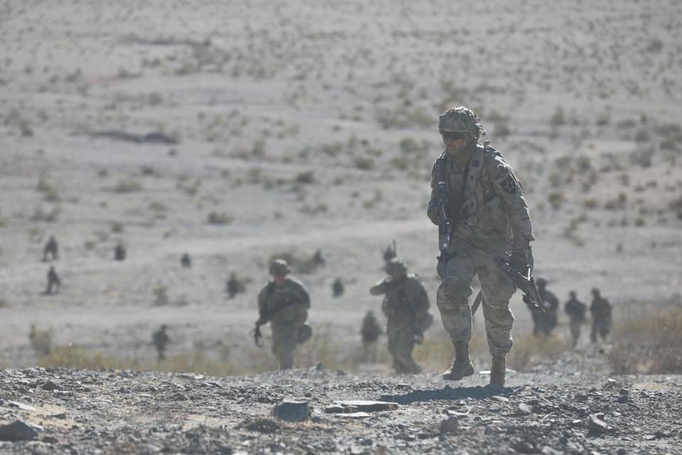 7thID's tweet photo. ACTION FROM NTC! During their Decisive Action Rotation 22-03 at The National Training Center/Fort Irwin, @1SBCT_Ghost #Bayonet Soldiers conduct #CALFEX
Soldiers with @7thID continue to train to remain ready for any mission needed in future operations to support @INDOPACOM. https://t.co/AQU5A87liW