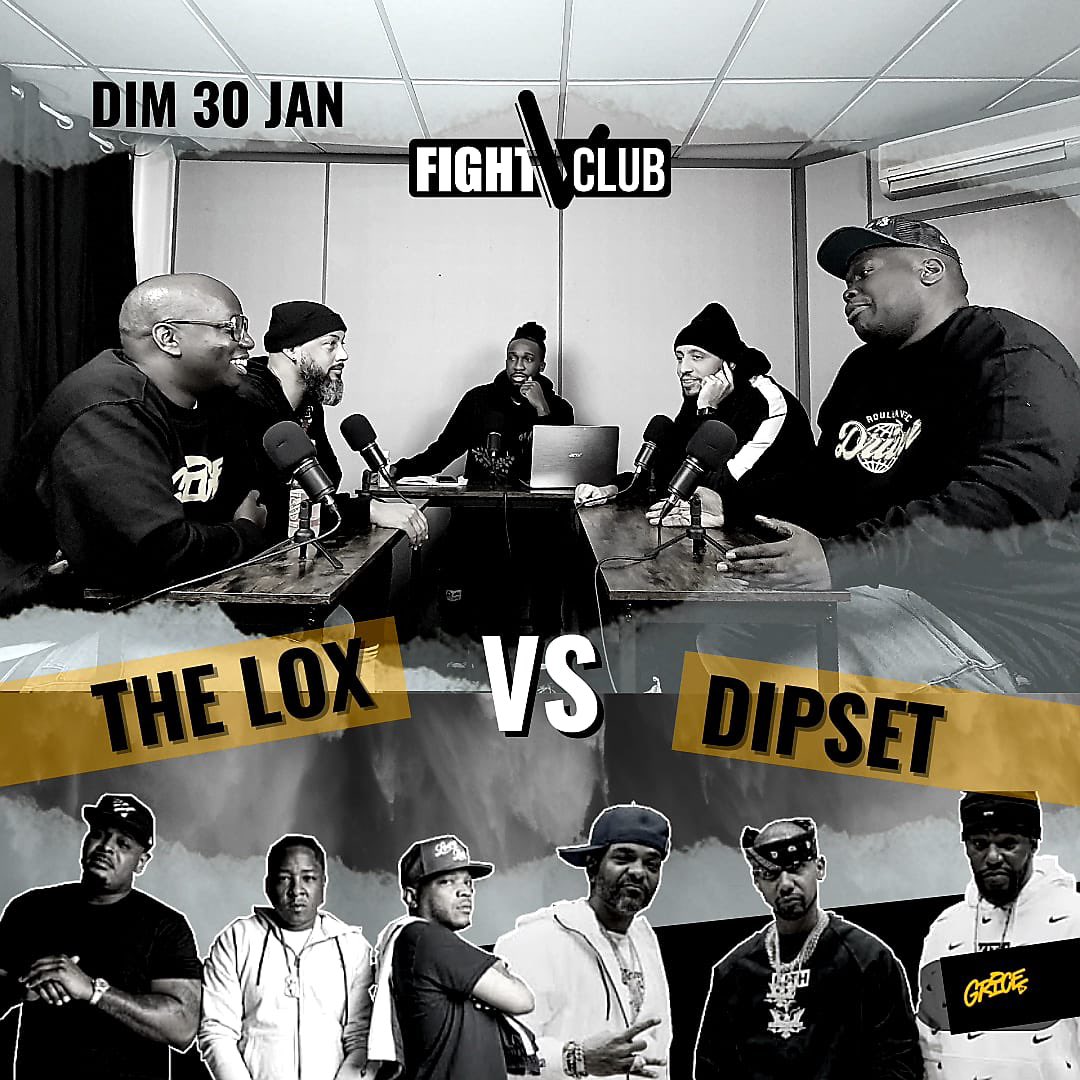 GriceTv's tweet photo. Rendez-vous le 30/01 pour un nouveau Fight Club « The Lox vs Dipset »
avec @calciumObg comme juge
@YoUNgLeF  &amp; @KAM_OFFICIEL pour la team « Lox » 
@drivermc &amp; @MisterJae91 pour la team « Dipset »
Abonnez-vous ⬇️⬇️⬇️⬇️⬇️
https://t.co/hdCF3ovtp9 https://t.co/imcHSurZtU