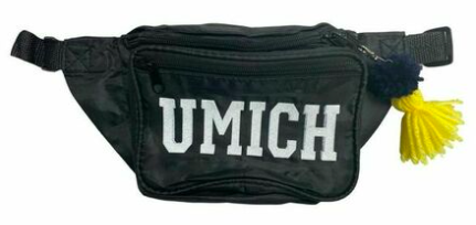 ShopComeback's tweet photo. Michigan Waist Pack.  Custom made.  Lots of schools available.  Great gift item!  Shop Comeback Today!  #umich22 #umich23 #umich24 #umich25 #GoBlue #graduation  https://t.co/QBbKR5uc7t via @ShopComeback https://t.co/J1hE5i0lXD