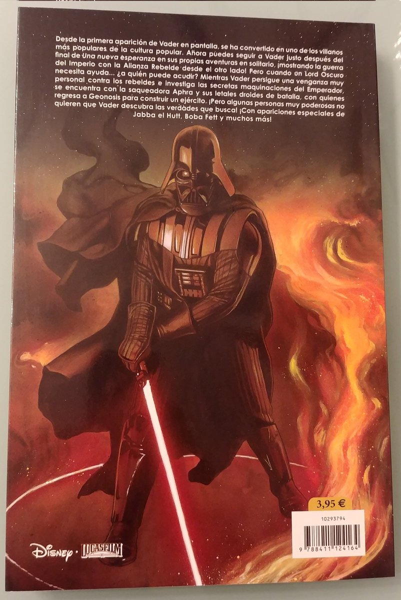 dengar69's tweet photo. Primer Tomo de los tomos que ha sacado @CarrefourES dedicados a Star Wars, en este caso Darth Vader con un recopilatorio de grapas de la serie original dibujada por el amigo @SalvadorLarroca
@StarWarsSpain @DisneySpain @PlanetadComic #starwars #darthvader #comicstarwars #larroca https://t.co/vNosGlayUZ