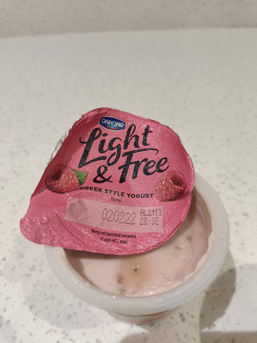 AaronCrewe's tweet photo. @sainsburys @Danone good job that I'm eagle-eyed, I really didn't fancy mould in my yogurt! 2/2/22 is the use by. Fairly certain it would have grown a small universe by then! https://t.co/zVidksRImL