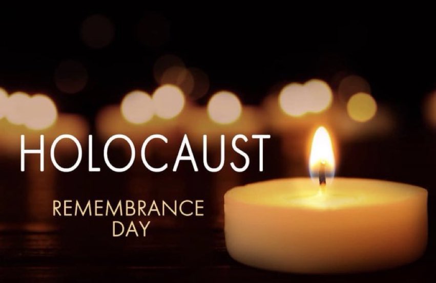 Brown_Local_'s tweet photo. #HolocaustMemorialDay a day of commemoration and action to challenge prejudice and hatred. https://t.co/a8u7Accnwb