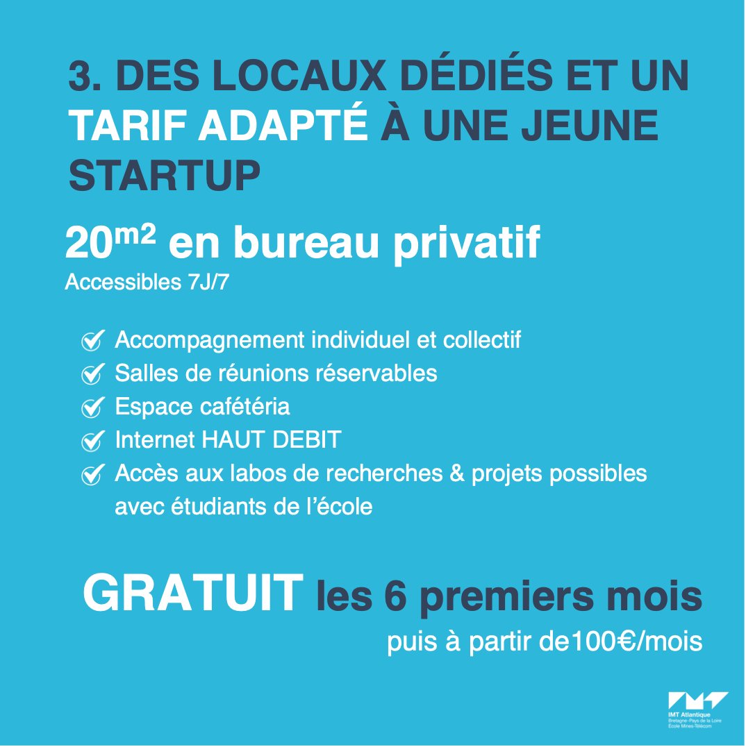 #madeinIMTAtlantique #startup #innovation #aap #Incubation  @IMTAtlantique @IMTA_Alumni  @IMTFrance  [4/6]