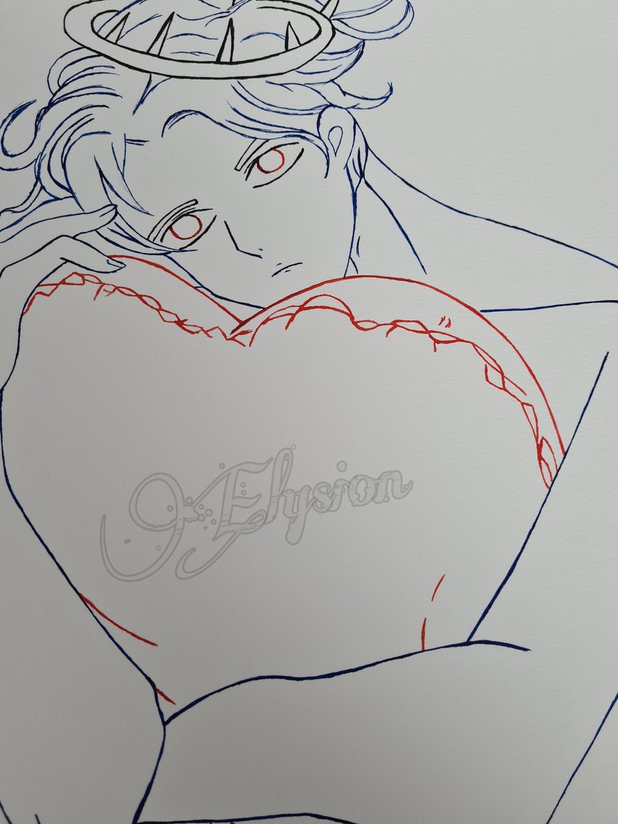 Elysionphonix's tweet photo. Since the dear @foxxydraws has a 24 hour shift today, I thought I'd sweeten her evening with this cute guy π₯° #teamhades
Outlines are with inkπ₯°
Have a nice evening π₯°
#loreolympus #teamhades #loreolympusfanart #Hades #godofunderworld https://t.co/vIbWRKkvI0