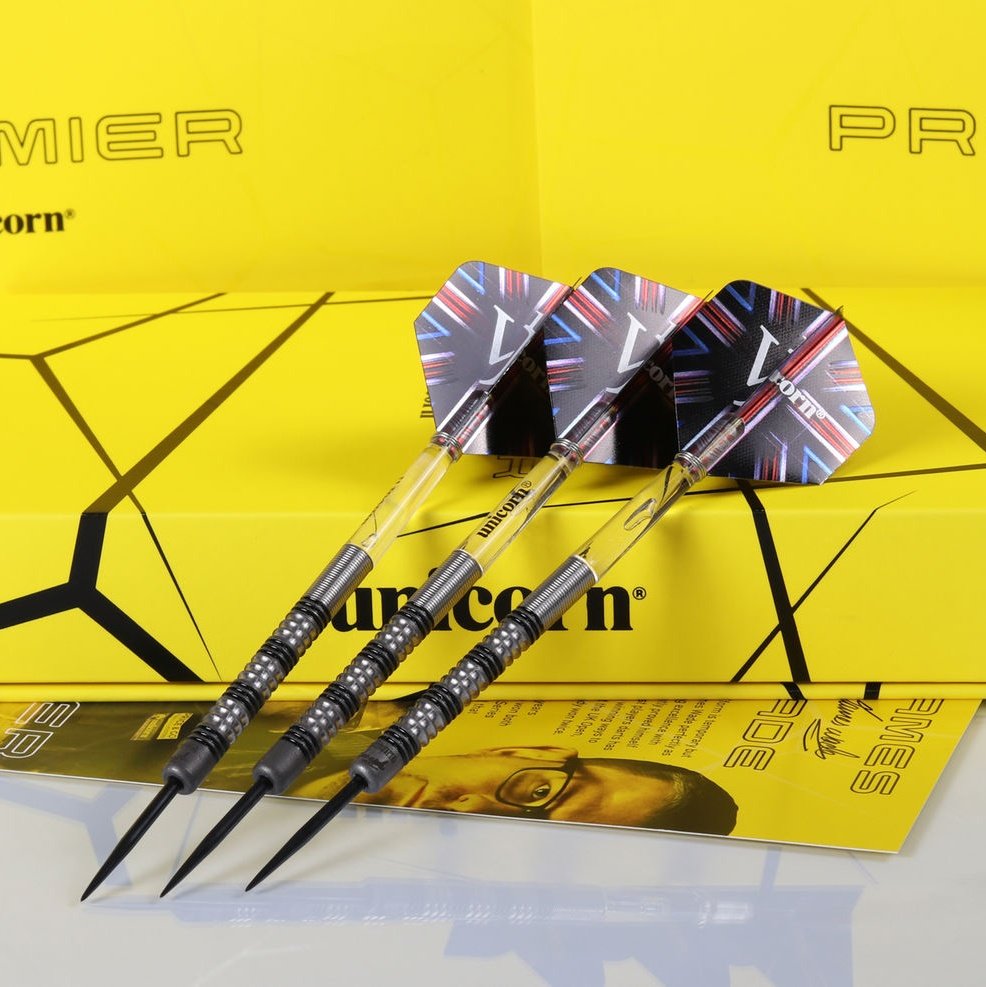 𝙒𝘼𝘿𝙀𝙔𝙎 𝙒𝙀𝘼𝙋𝙊𝙉𝙎! 😍

As used by multiple PDC Major Title winner &amp; Team Unicorn star 'The Machine' - <a href="/JamesWade180/">James Wade</a>

Available in steel tip (5 weights) and also soft tip 👌

 playwiththebest.com/premier-90-tun…