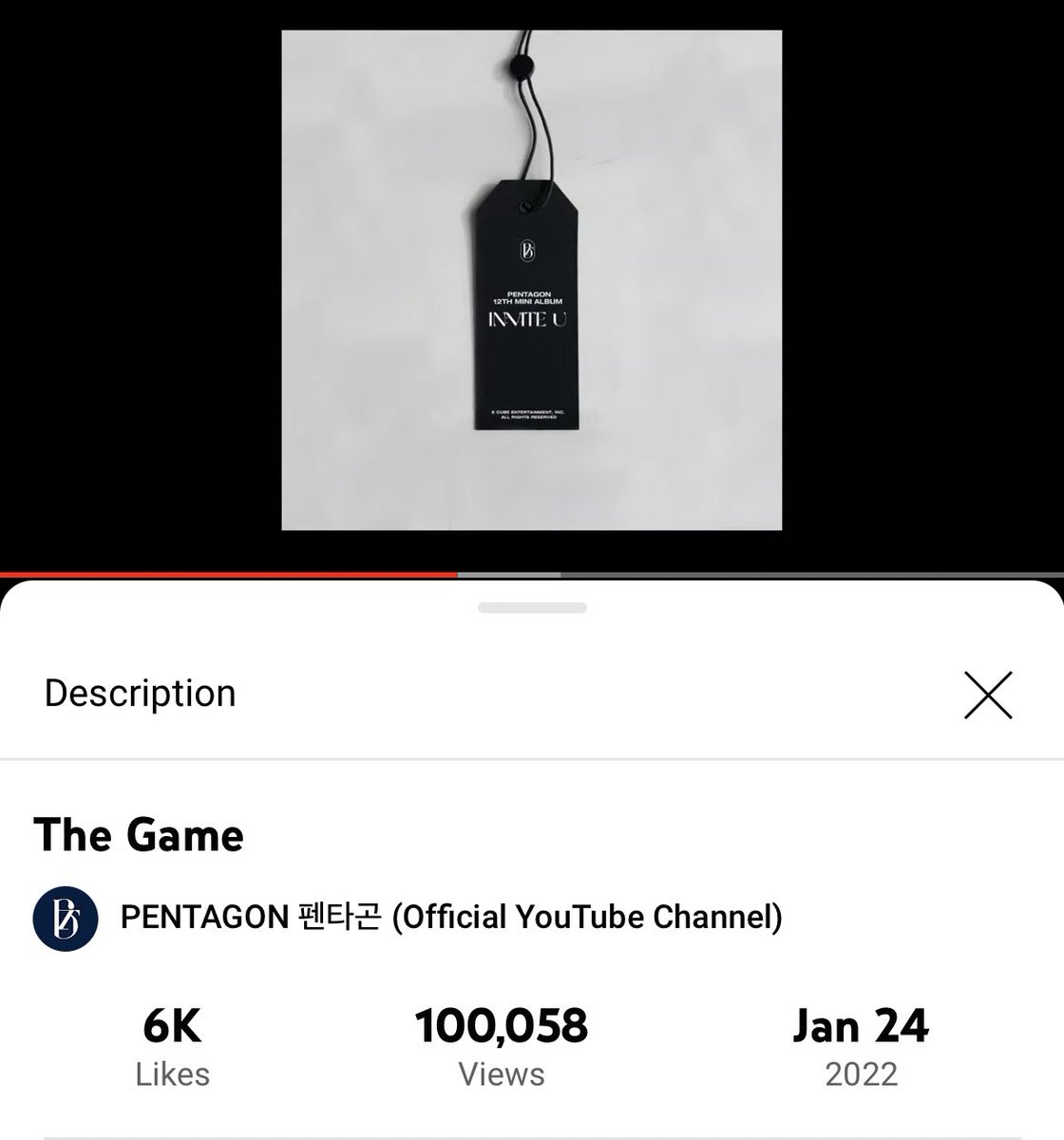 ptg_stats's tweet photo. [🎧] THE GAME by @CUBE_PTG gains 🔺100,000 listens on Youtube Audio.

#Feelin_Like #pentagon #펜타곤 https://t.co/2uCCwB6XiM