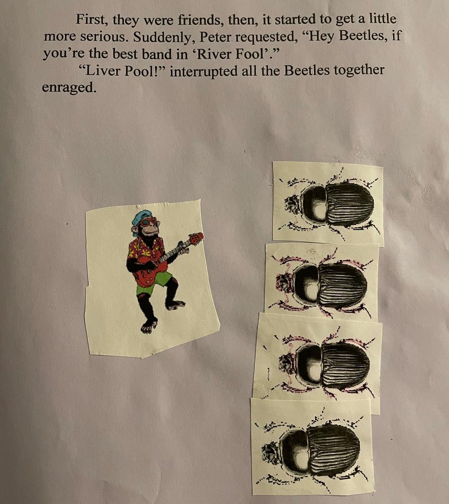RockOnBilly's tweet photo. The artifact of the original Rock on Billy was recently discovered

“The Animal Event” was written in  2003. 14 years later, Rock on Billy was created using the character concepts from this classic

I guess they weren’t giving A+‘s back then? https://t.co/MaOJ9ujsDu
