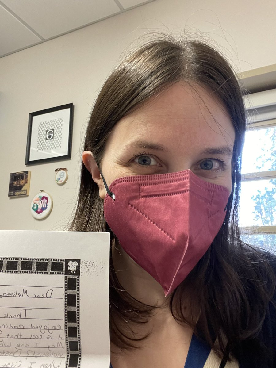 MtwoBtwo's tweet photo. I love getting letters from my @LettersPreSci pen pal!! My pen pal told me “you can never, and I mean never, have too many cats”. It’s clear we are a great match. #MailboxSelfie #LetterOpeningParty #SciencePenPals #Prescientist https://t.co/ctzqXjjox2