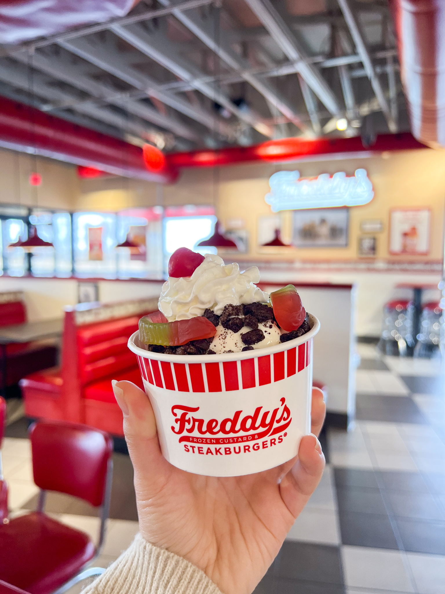 Frozen custard and Freddy's Frozen Custard & Steakburgers