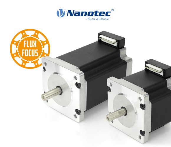 AxisNJ's tweet photo. Thanks to Nanotec's FluxFocus technology, the SCB6018 stepper motor delivers best-in-class power density.

Standard hybrid steppers use only a certain amount of the magnetic flux to generate torque. However, in motors with FluxFocus technology (cont.) https://t.co/iE6wm3xXcz