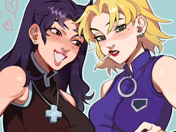 Misato x Ritsuko set over on P*treon today :0) 