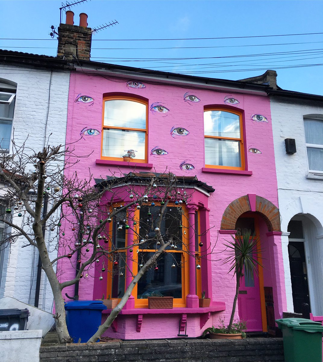 “Pretty in pink, isn't she?”