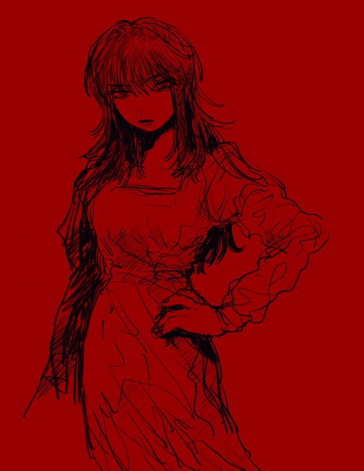 「ドレス 赤」のTwitter画像/イラスト(新着)｜3ページ目
