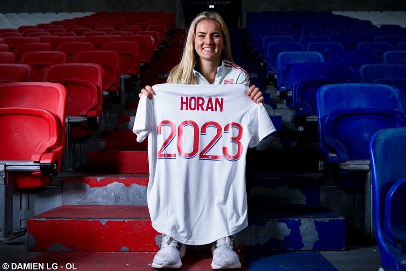 LindseyHoran's tweet photo. Returning to France to play for a massive club like Lyon is a dream come true. I am excited to step out of my comfort zone while hopefully playing a part in winning many trophies for this club while I am here. I cannot wait to get started 😍 #AllezOL https://t.co/1UK8XOMvO8