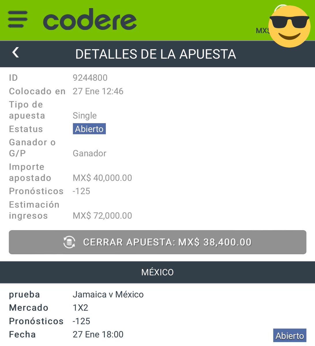 GallitoVip's tweet photo. DINAMICA GANAR - GANAR GALLITO🐓

Cada Gol de México : 3 membresías premium 

Si gana Jamaica : Reto Escalera Gratis

Para participar : 

Dar RT y ❤️ a este tweet

Abre tu cuenta en @CodereMX 👇🏻
https://t.co/XZSSMLsJxV https://t.co/tuc8mZhyhQ