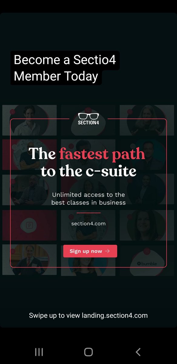 AnneNasato's tweet photo. Hey @section_four @profgalloway love everything you're about, will likely sign up someday. Just a friendly heads up you'll want to fix the typo in this Instagram ad! https://t.co/9i8h4OG7WA