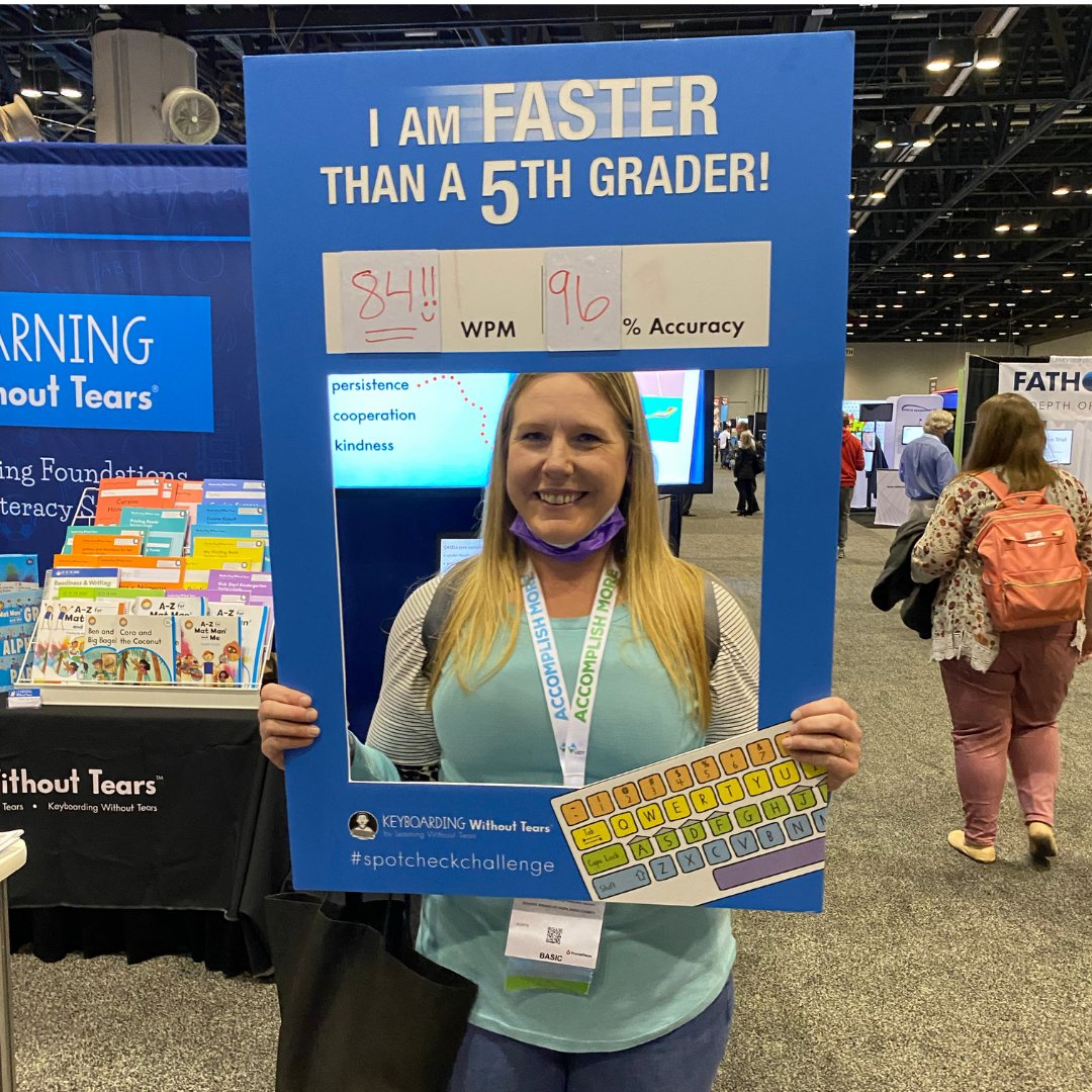 hwtears's tweet photo. Wow!! Look at that typing speed and accuracy!!
We're having so much fun with our typing challenge at this year's #FETC!!
Stop by booth 2244 and test your keyboarding skills!!
#digitallearning #keyboardingwithouttears #digitalliteracy #typing https://t.co/lrMn1dS4lV