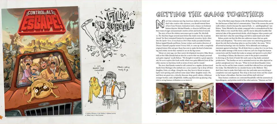 ind_animacion's tweet photo. Descarga gratis el libro de arte digital de @MitchellsMovie Los Mitchell vs Las Máquinas, una de las mejores películas de #animacion del 2021. Descubre su #arte conceptual y diseño de personajes, así como entrevistas con el equipo creativo.

https://t.co/xZSWwHxGyI https://t.co/aXVQAOy4WX