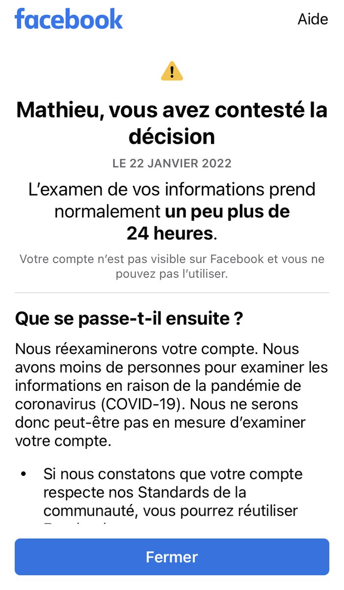 thatshouse's tweet photo. Merci @facebookapp d'avoir bloqué mes comptes FB &amp; INSTA sans pouvoir récupérer aucunes des mes données. Merci pour la rapidité de votre réaction .. Tjrs en attente ! En gros tu te fais pirater = Double Peine .... Compte suspendu et bloqué malgré leur protocole de contestation 😤 https://t.co/sXGZZhluex