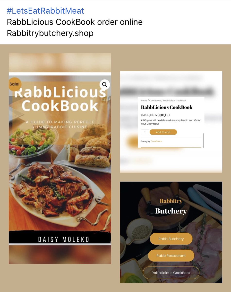 RPreneurs's tweet photo. #RabbLiciousCookBook #orderyourcopy https://t.co/6btyOgKU38