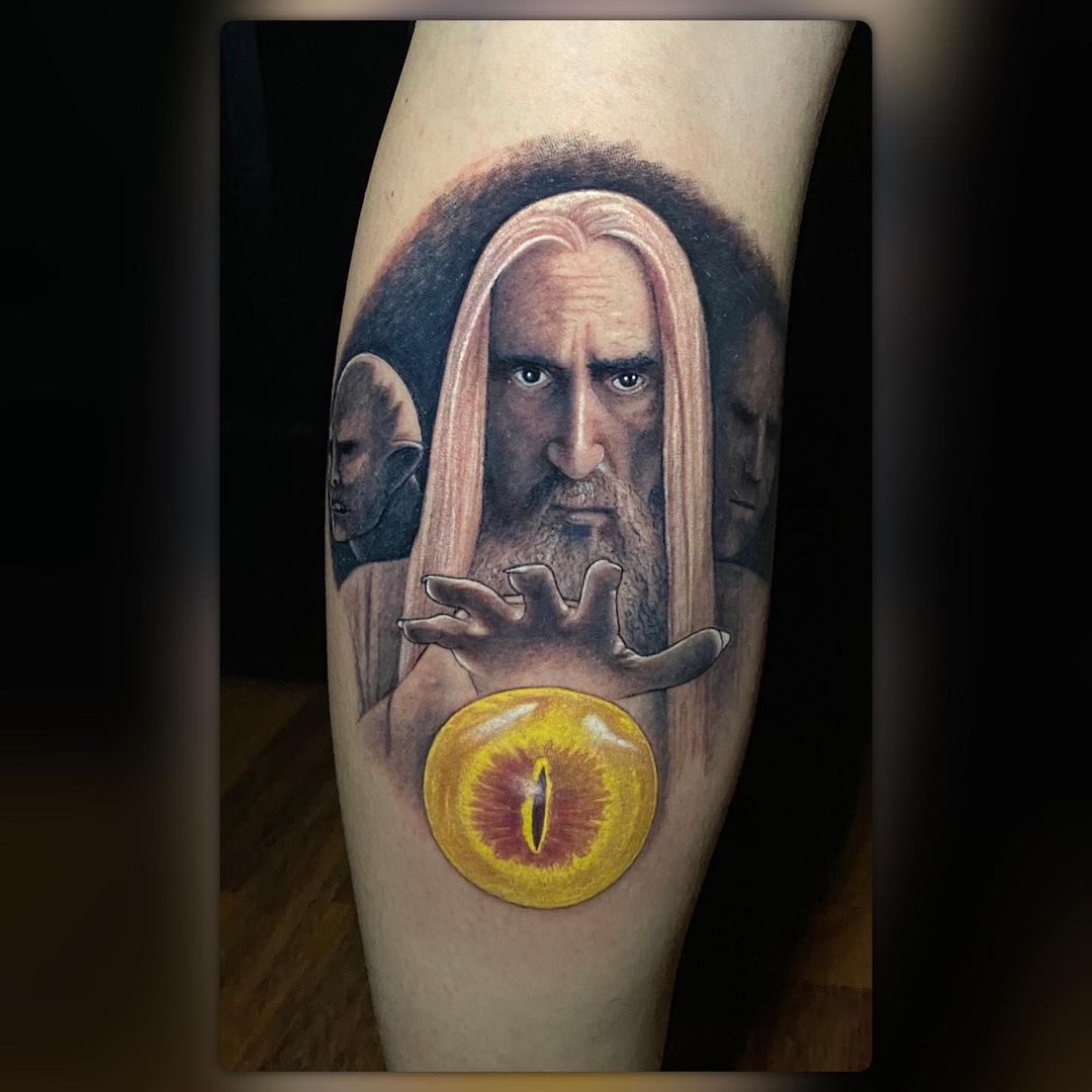 Lucky Bamboo Tattoo on X: Check out this LOTR tattoo! This tattoo