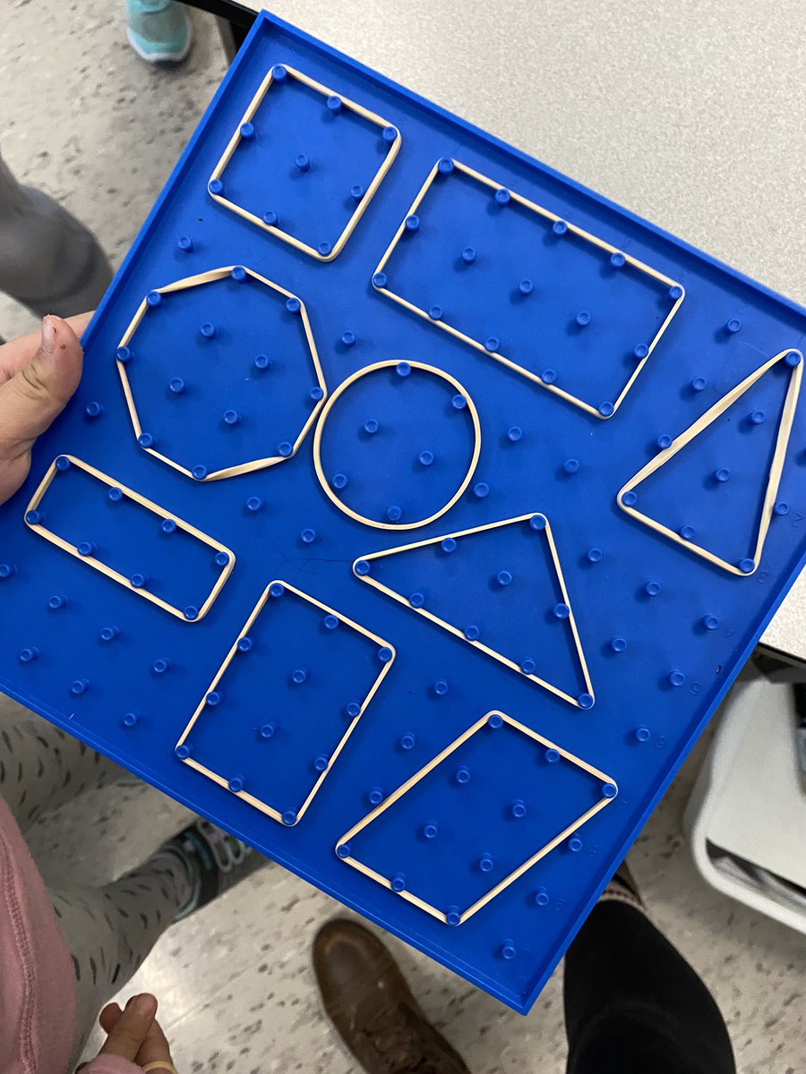MegHodgins's tweet photo. Grade 2 students are loving exploring symmetry and properties of 2D shapes this week in math! 🔻🔸▫️ https://t.co/7QAQCatQAg