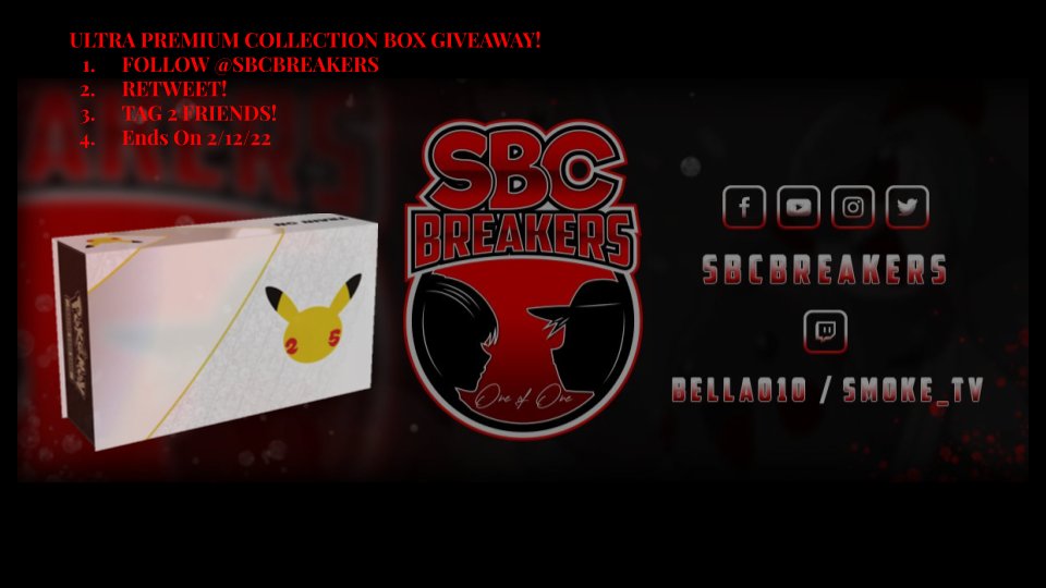 Umojatreasureco's tweet photo. SBC is giving away a Ultra Premium Collection Box to celebrate the opening of our social accounts! Follow, Retweet and Tag 2 Friends to enter! The giveaway will end on 2/12/22 where we will roll the random winner on stream! https://t.co/pB4Kzvu0jj