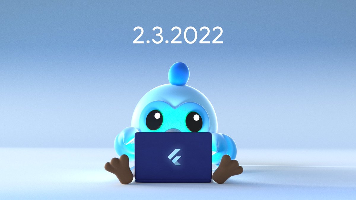 🥳 Our latest Flutter Update is here! 👀 This time with BIG news for Windows developers... Join us Feb 3 at 10:00AM PT 💙 Get ready 👉 goo.gle/FlutterUpdateW…