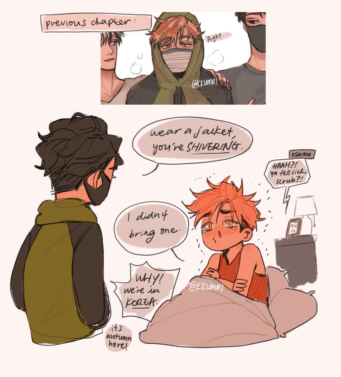 pt 4: clingy patient
#sakuatsu hotel roomies au https://t.co/ycBJ8bEgbp 