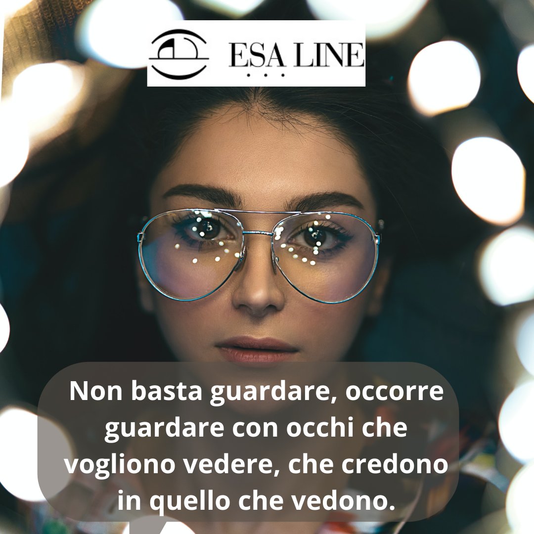 esaline2's tweet photo. Non basta guardare, occorre guardare con occhi che vogliono vedere, che credono in quello che vedono.
(Galileo Galilei) #esaline #mestre360 #lentidavistadiqualità #esalinesrl #wsolutionsve #Galileo #galileo #GalileoGalilei #galileogalilei https://t.co/2gYS31xQQX