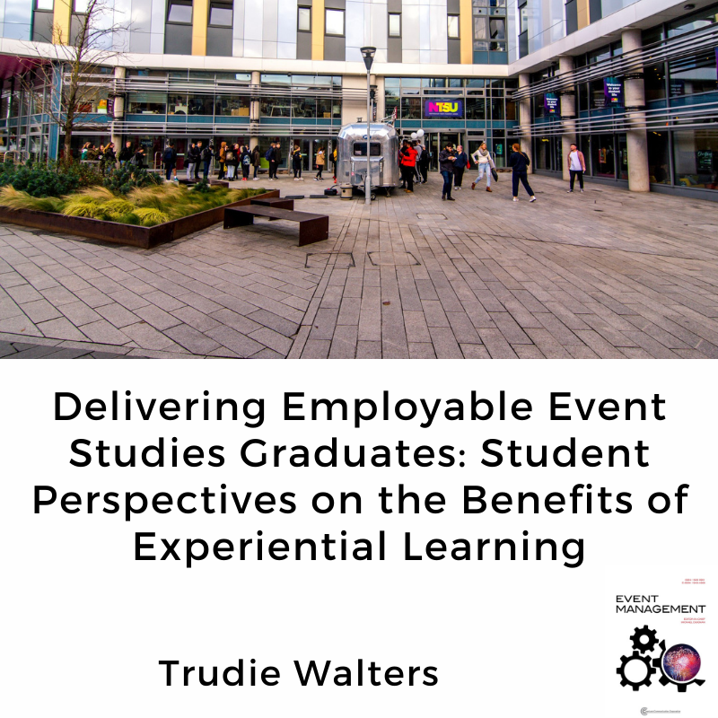 Event_Mgmt's tweet photo. Free access: @walterstrudie analyses the benefits of #experiential learning in delivering more employable #eventstudies graduates.
Find out ways that professional skills are developed to enhance the employment of graduates in the #events industry: https://t.co/rPVeTxSHPZ https://t.co/xOgYtBw33o