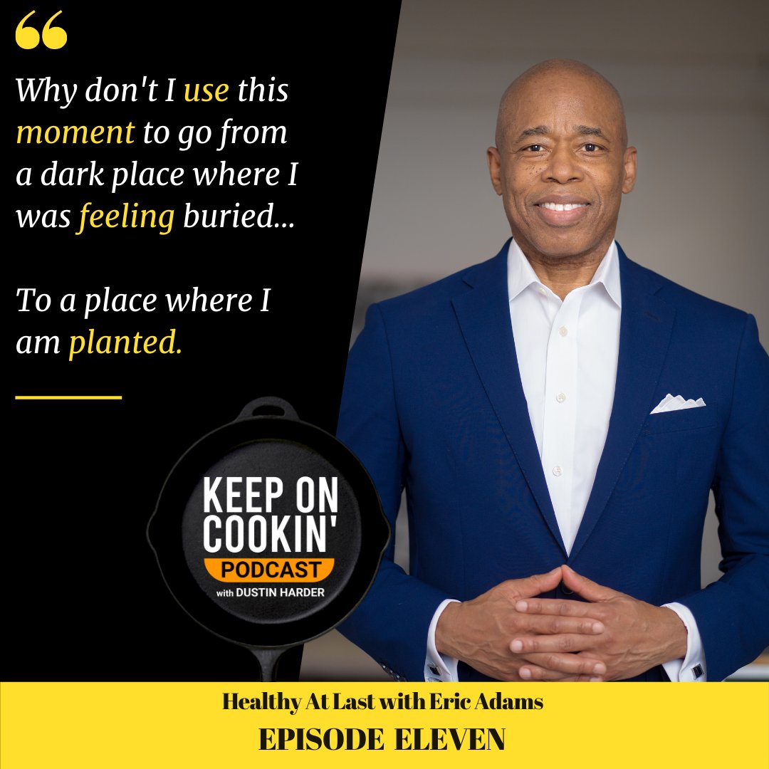 #TBT to <a href="/ericadamsfornyc/">Eric Adams</a>, now <a href="/NYCMayor/">Mayor Zohran Kwame Mamdani</a>!! 🤯 We talk about "Healthy at Last" as well as how his life experiences led him to veganism. Super smart, thoughtful guy we loved having on the pod. Listen🎧: podcasts.apple.com/us/podcast/11-…
#keeponcookinpod #podcast #nycmayor #ericadams #vegan