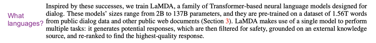 emilymbender's tweet photo. You know, the #BenderRule is really a low bar, and yet people persist in crawling under it. Latest case in point: The LaMDA paper. https://t.co/h9GsGAJaCV