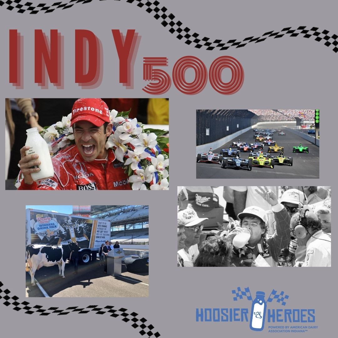GlassBarn's tweet image. Each May, the state of Indiana is home to The Greatest Spectacle in Racing - the Indy 500. The 500 is known for the unique tradition of the race winner drinking a bottle of milk in victory lane, but did you know that the milk comes from Indiana dairy farmers? How cool!