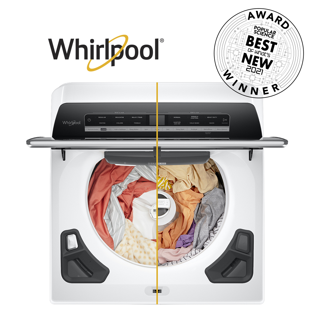 Thank you <a href="/PopSci/">Popular Science</a> for naming our Washer with a 2 in 1 Removable Agitator as 1 of the 🏆Best of What’s New 2021🏆 in the Home Category. With two ways to wash, it will change your laundry game. popsci.com/technology/bes…