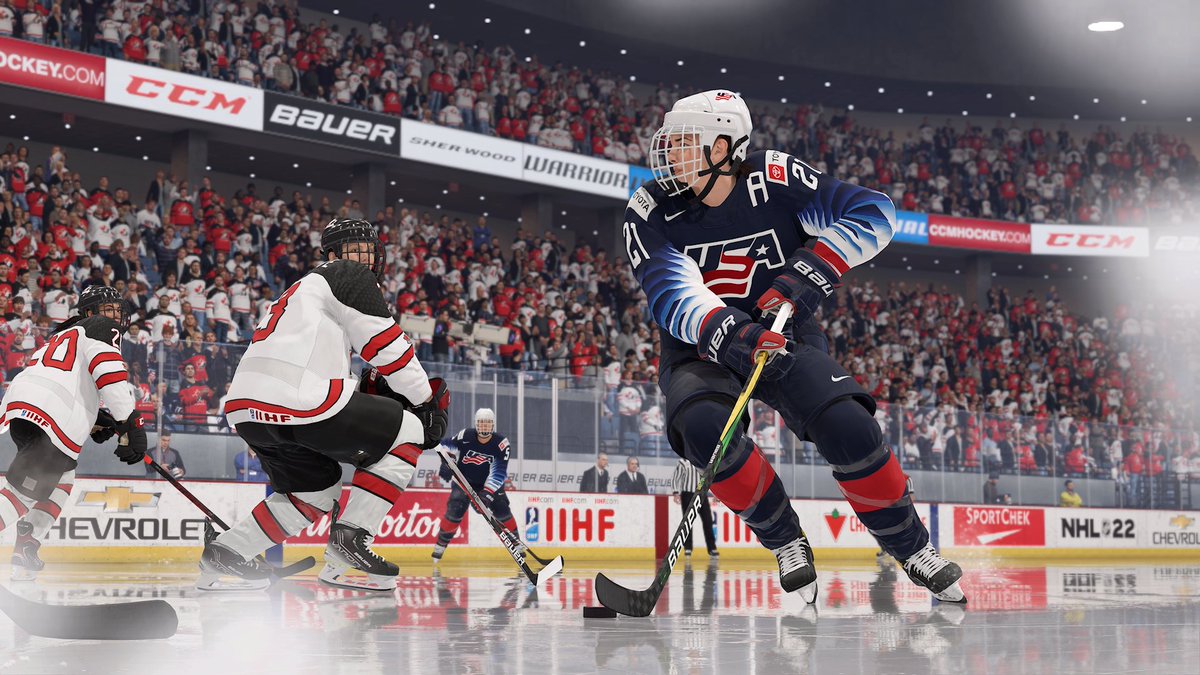 TheNasher61's tweet photo. Women's Hockey is officially in #NHL22. https://t.co/4NHrSbIhYE