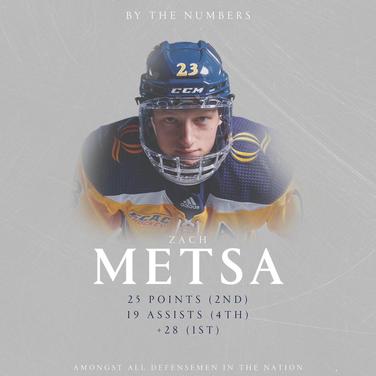 QU_MIH's tweet photo. Zach Metsa, the latest from the FACTORY of offensive defensemen that is Hamden, CT.

Get your Hobey vote in now: https://t.co/IXX9v8nfWU

#QuinnipiacCulture #BobcatNation https://t.co/lL3F3DilcS