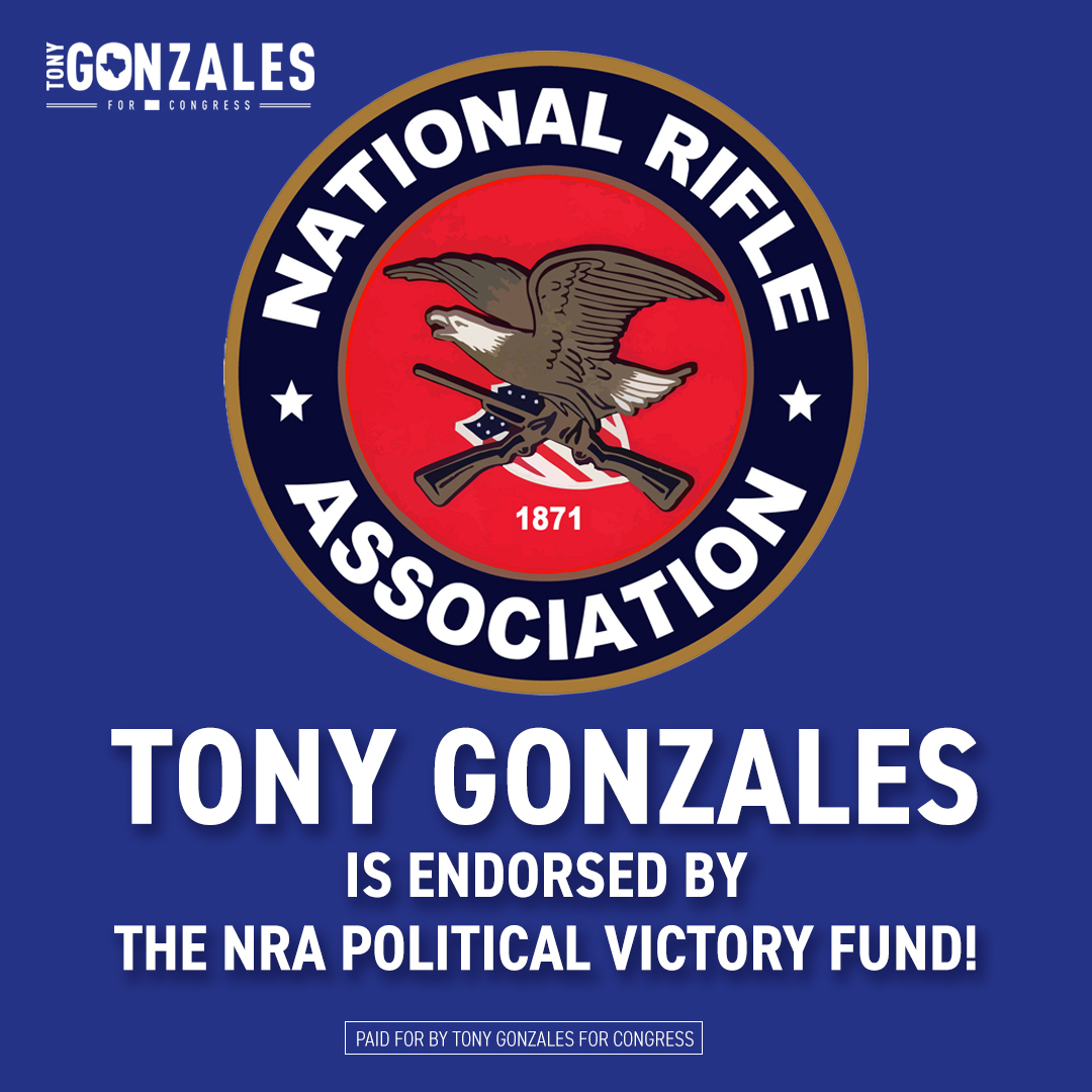 TonyGonzales4TX's tweet photo. The Radical Left wants to take away your guns. Not on my watch!

Proud to defend your Second Amendment. https://t.co/68NTGOs4zm