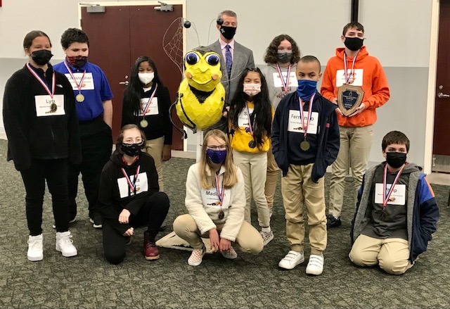 MSSBears's tweet photo. HUGE Shout-Out to 4th grader, Sarahi Lopez, for placing 3rd at the RCS district wide Spelling Bee today! Sarahi did an AWESOME job representing MSS and we are all so proud of her! #teamRCS #BetterTogether https://t.co/ne6T3WIN6w