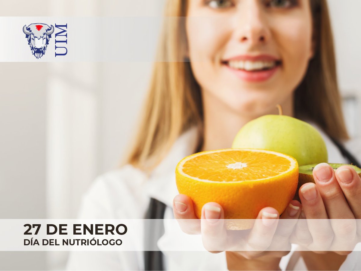 uim_bufalos's tweet photo. Hoy, 27 de enero, México celebra el Día Nacional del Nutriólogo para recordar la importancia de estos profesionales que se preocupan por brindarnos una alimentación equilibrada para alcanzar una vida sana
#diadelnutriologo #nutricion #nutriologos #Efemerides #SomosBúfalos https://t.co/HUBrXGD5bI